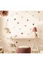 Boho Heart Wall Stickers for Girls Bedroom, 72 Pieces