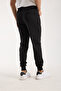 Men's Black Cuffed Diving Fabric Sweatpants - 3