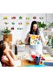 Alphabet Numbers Wall Decals 12 Sheets - Colorful Learning Educational Peel & Stick Wall Stickers - 7