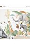 Cartoon Animal Wall Stickers - Sloth Moon & Balloon Removable Kids Nursery Decals (Multicolor) - 3