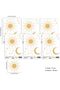 Boho Sun Moon and Stars Wall Stickers Girls Bedroom Removable Wall Decals Nursery Kids Room Decor Vinyl Murals DIY Cute Decorations - 2