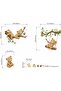 Woodland Bear Wall Stickers - Baby Animal Tree Branch Wall Decals - 4
