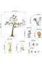 Baby Animal Wall Stickers for Nursery - Jungle Animals (Elephant, Lion, Giraffe, Monkey, Sloth) - 4