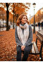 Plaid Shawl Protects from Cold Domestic Production - 3