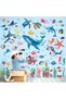 Sea Animals Wall Stickers Decals for Baby Boys Bedroom - Ocean-Themed Wall Art
