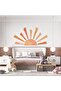 42.1 x 23.6 in Boho Half Sun Vinyl Wall Decal - Removable - 4