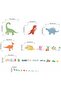 Dinosaur Wall Stickers for Boys Kids - Peel and Stick Dino Wall Decals for Nursery - 4