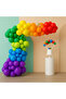 Balloon Set 75 Pieces (Orange-Yellow-Purple-Dark Green-Dark Blue-Red-Light Green)