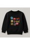 Redball Printed Crew Neck 100% Cotton Children's Sweatshirt