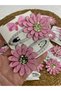 Mother-Daughter Daisy Hair Clip – Handmade, Felt & Glitter Detailed - 3