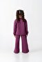 Girl's Knitted Flared Piece Tracksuit Set, Ages 6-9 - 7