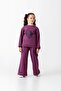 Girl's Knitted Flared Piece Tracksuit Set, Ages 6-9 - 2