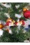 2-Piece Suede Christmas Reindeer Antler Hair Clip with Bell - 4