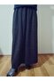 Winter Elastic Waist Patterned Combed Fabric Maxi Length Mother Skirt, Prayer Skirt