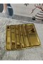 Single-Sided Gold 6-Piece Luxury Stainless Steel Baton Serving, Tea, Coffee, Catering and Presentation Tray - 2
