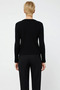 Women's Buttoned Crew Neck Corded Fabric Textured Long Sleeve Regular Fit Soft Knitwear Cardigan Stylish - 6