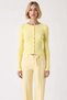 Mercerized Look Corded Fabric Knitwear Cardigan Is an Indispensable Part of a Woman's Wardrobe. - 5