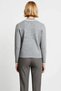 Young Girl Diamond Pattern Ribbon Detail Polo Neck Knitwear Cardigan Relaxed Fit Stylish Design Sport - 6