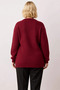 Women's V-Neck Knit Patterned Tie-Up Long Sleeve Regular Fit Pocketed Knitwear Cardigan Casual Chic - 6