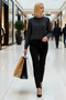 Women's Stylish and Comfortable Short Cut Buttoned Soft Textured Lace-Like Knit Hole Knitwear Cardigan Daily Use - 4