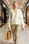Women's Comfortable Corded Fabric Textured Wide Fit V-Neck Knitwear Cardigan Provides Everyday Elegance and Comfort - 4