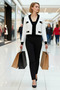 Women's Fuzzy Yarn Short Cut Knitwear Cardigan V-Neck Long Sleeve Stylish Design Day and Night - 4