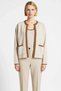 Women's Comfortable Two-Piece Knitwear Suit Low Sleeves Crew Neck Blouse and Open Cardigan Set Stylish - 5