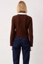 Women's Classic Hair Braid Patterned Buttoned Front Long Sleeve Knitwear Cardigan Winter Season Comfortable Elegance - 6