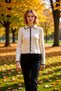 Women's Contrast Detailed Polo Neck Knitwear Cardigan Design Aesthetic Offering Everyday Elegance and Comfort
