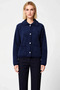 Women's Oversized Mold Polo Neck Low Arm Long Sleeve Boucle Knitwear Cardigan Comfortable and Stylish Look - 5