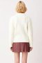 Women's Embroidery Detailed Tie-Up Regular Fit Knitwear Cardigan Winter Elegance Offering Original Design Stylish - 6