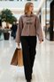 Women's Polo Neck Buckle Detail Low Armhole Soft Textured Knitwear Cardigan Jacket and Modern Comfort with Style - 3