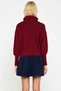 Women's Wide-Fit Turn-Down Collar Zippered Knitwear Cardigan Long-Sleeved Top Clothing Offering Comfortable and Stylish Look - 6