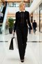 Women's Lace Paneled Corded Fabric Knitwear Cardigan Polo Neck Long Sleeve Body-Hugging Stylish Design Daytime - 4