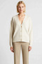 Women's Comfortable Corded Fabric Textured Wide Fit V-Neck Knitwear Cardigan Provides Everyday Elegance and Comfort - 5