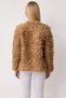 Women's Stylish and Comfortable Fuzzy Textured Knit Detailed Long Sleeve Relaxed Fit Casual Knitwear Cardigan Sport - 6
