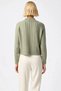 Women's Soft Textured Hair Knit Patterned Crop Knitwear Cardigan Pearl Button Detailed V-Neck Raglan Sleeve - 6