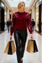 Women's Embroidered Crop Knit Cardigan Functional Durable Quality Comfortable Aesthetic Premium Stylish - 4