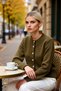 Women's Soft Textured Jewel Button Crop Knit Cardigan, an Elegant Choice Offering Everyday Chic and Comfort - 3