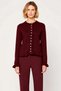 Women's Ruffle Detailed Buttoned Knit Cardigan Adds Elegance to Your Casual Outfits with Its Soft Texture - 4