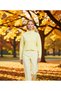 Women's Mock Neck Corded Fabric Woven Crop Oversized Knitwear Cardigan Low Sleeve Relaxed Fit Casual Chic