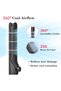 2-in-1 Hair Straightener & Curler, 1.25in Curling Wand, 20M Negative Ions (Black) - 2