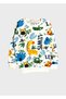 Boy's Cotton Raised White Safari Print Long Sleeve Winter Pajamas Set - 6