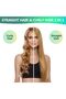 Hair Straightener Brush, Ionic 2-in-1, Fast Heating & 5 Temp Settings (Green) - 6