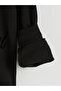 Xside Black Crew Neck Printed Men's Thick Sweatshirt - 6