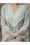 NIGHT GOWN WITH INTRICAte lace detailing - 4
