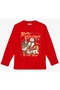 Long-Sleeved Owl Ga Filthy Munggle New Year Christmas Marry Christmas Printed Cotton Children's T-Shirt