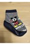 Children's Moccasin Socks Booties Slippers - Non-Slip Home & Kindergarten Shoes - 3