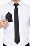 Thin Dobby Men's Tie Waiter Tie Workwear - 7