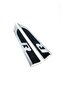 New Design R Logo Fender Emblem Imported Product Metal Appearance Plastic Chrome Design 1St Class Quality